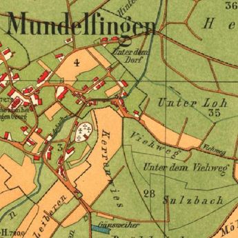 Darstellungsdienst Hist. Gemarkungsübersicht Baden 1:10 000