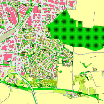 Beispiel für Landbedeckung